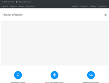 Tablet Screenshot of heckertempire.com